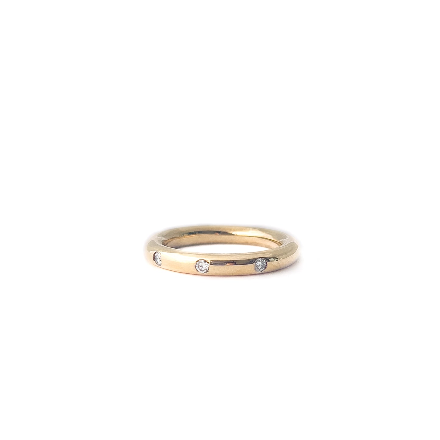 The Bauble Band in 14k Yellow Gold with Diamonds