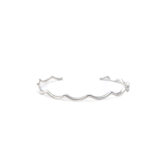 The Scallop Cuff in Sterling Silver