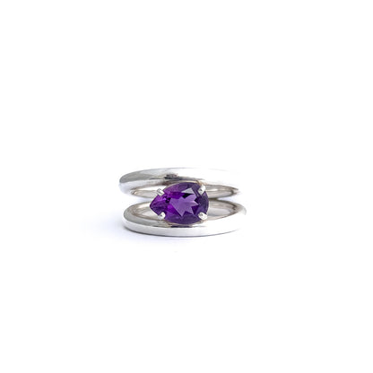 The Lily Ring - Amethyst