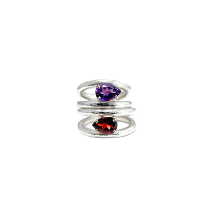 The Lily Ring - Amethyst