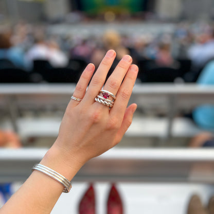 The Lily Ring - Garnet